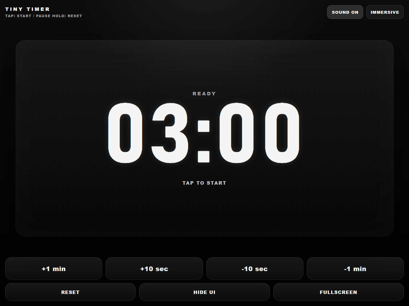 TINY TIMER