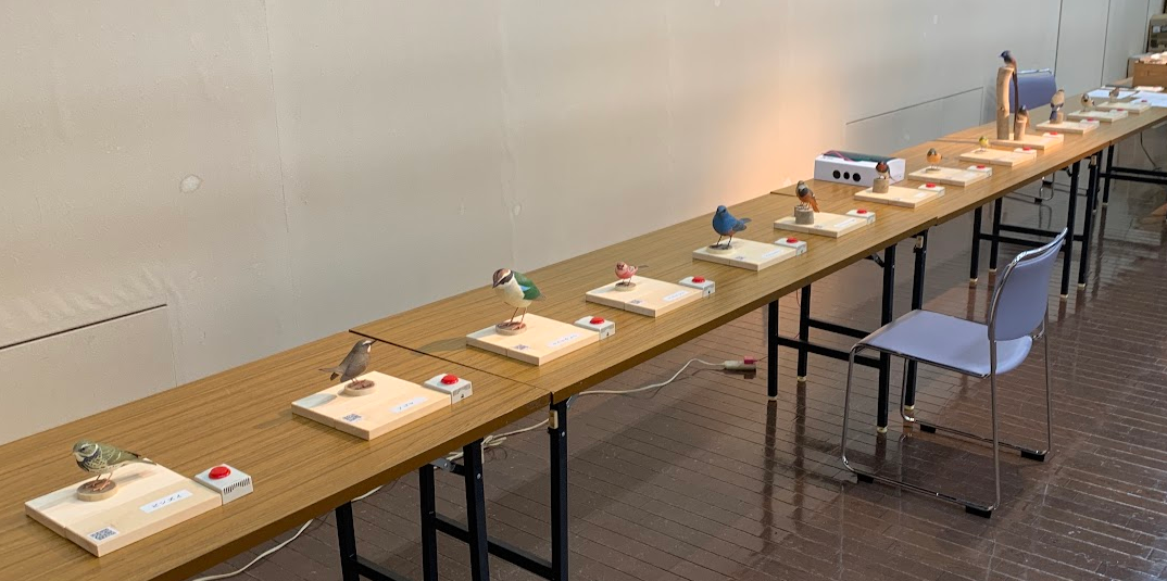 JBF2026プレイベント　バードカービング展の展示風景